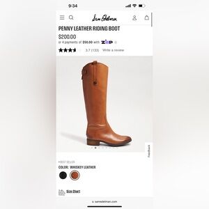 Sam Edelman Leather Riding Boot